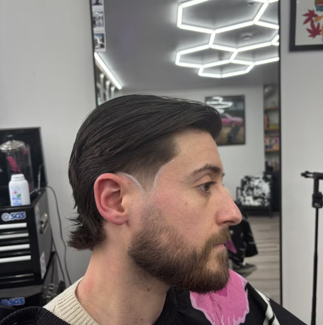 Textured haircut by ILL Fate Barber Co